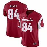Arkansas Razorbacks 84 Hunter Henry Red College Football Jersey Dzhi,baseball caps,new era cap wholesale,wholesale hats